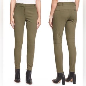 VERONICA BEARD - Blossom Skinny Biker Pant - army green